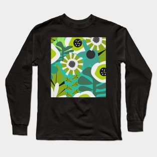 Fresh floral space Long Sleeve T-Shirt